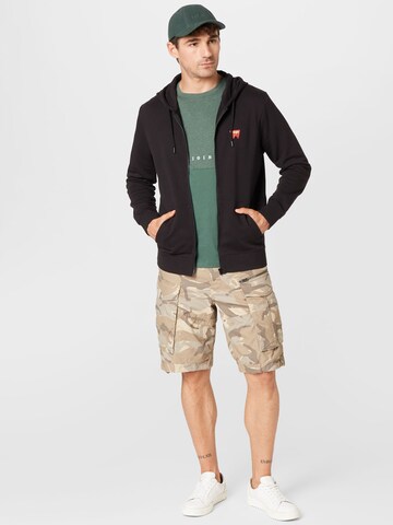 WRANGLER Zip-Up Hoodie in Black