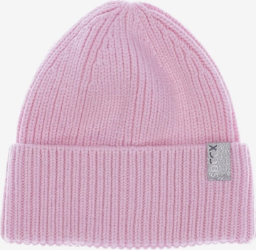 Soccx Hat & Cap in One size in Pink: front