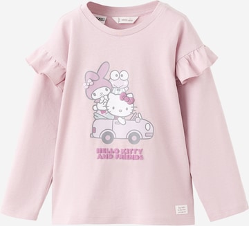 MANGO KIDS Paita 'HKCAR' värissä vaaleanpunainen: etupuoli