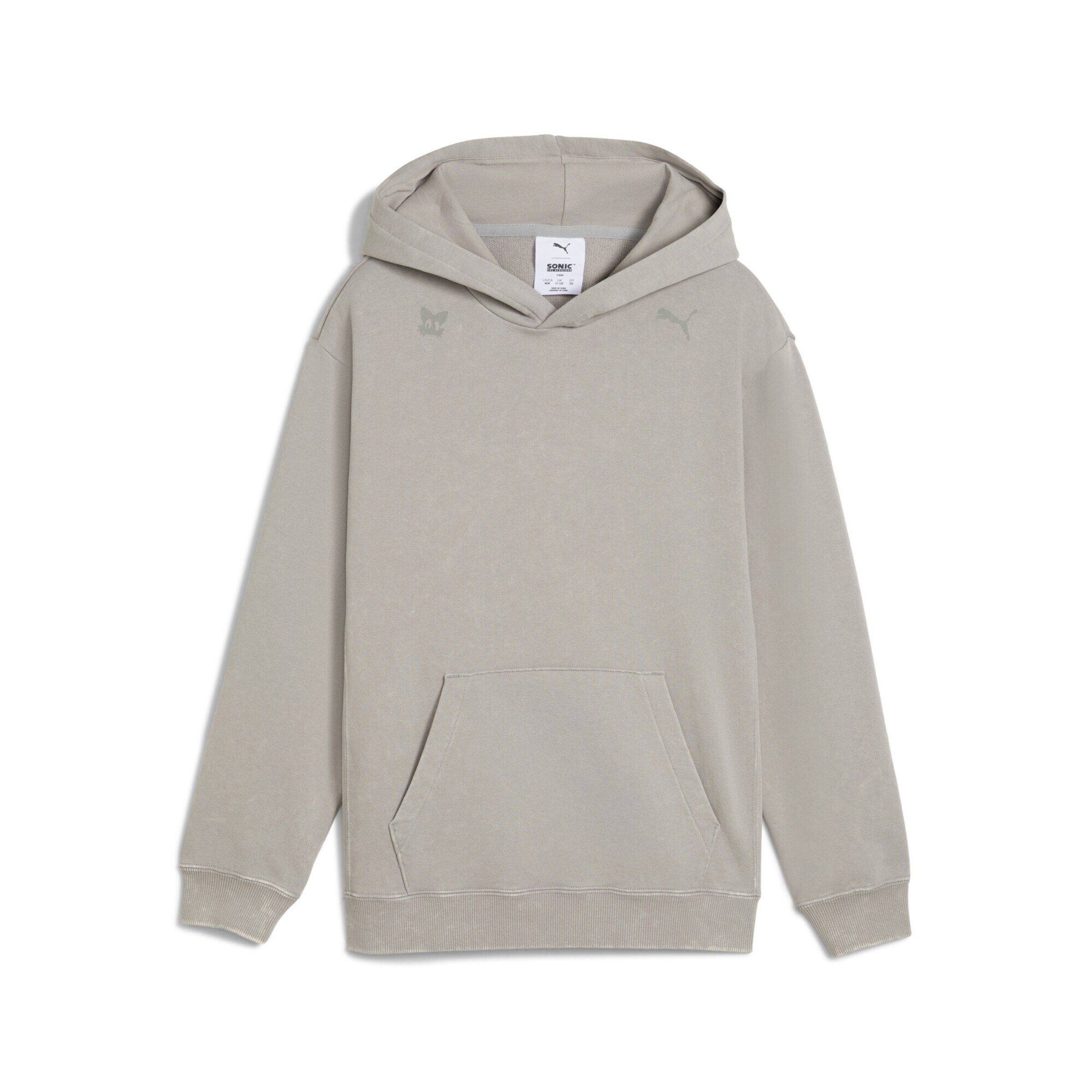 PUMA Sweatshirt 'PUMA x SONIC THE HEDGEHOG' in Grau: Vorderseite