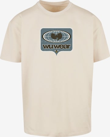 T-Shirt 'Killa Bee' WU Wear en beige : devant