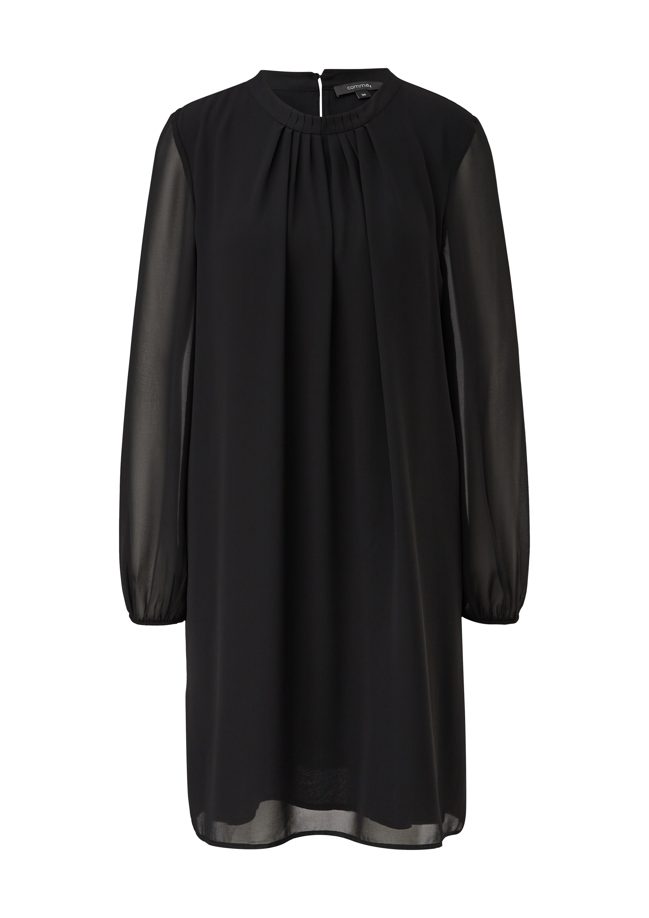 Robe COMMA en noir : devant