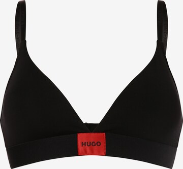 HUGO Triangle Bra in Black: front