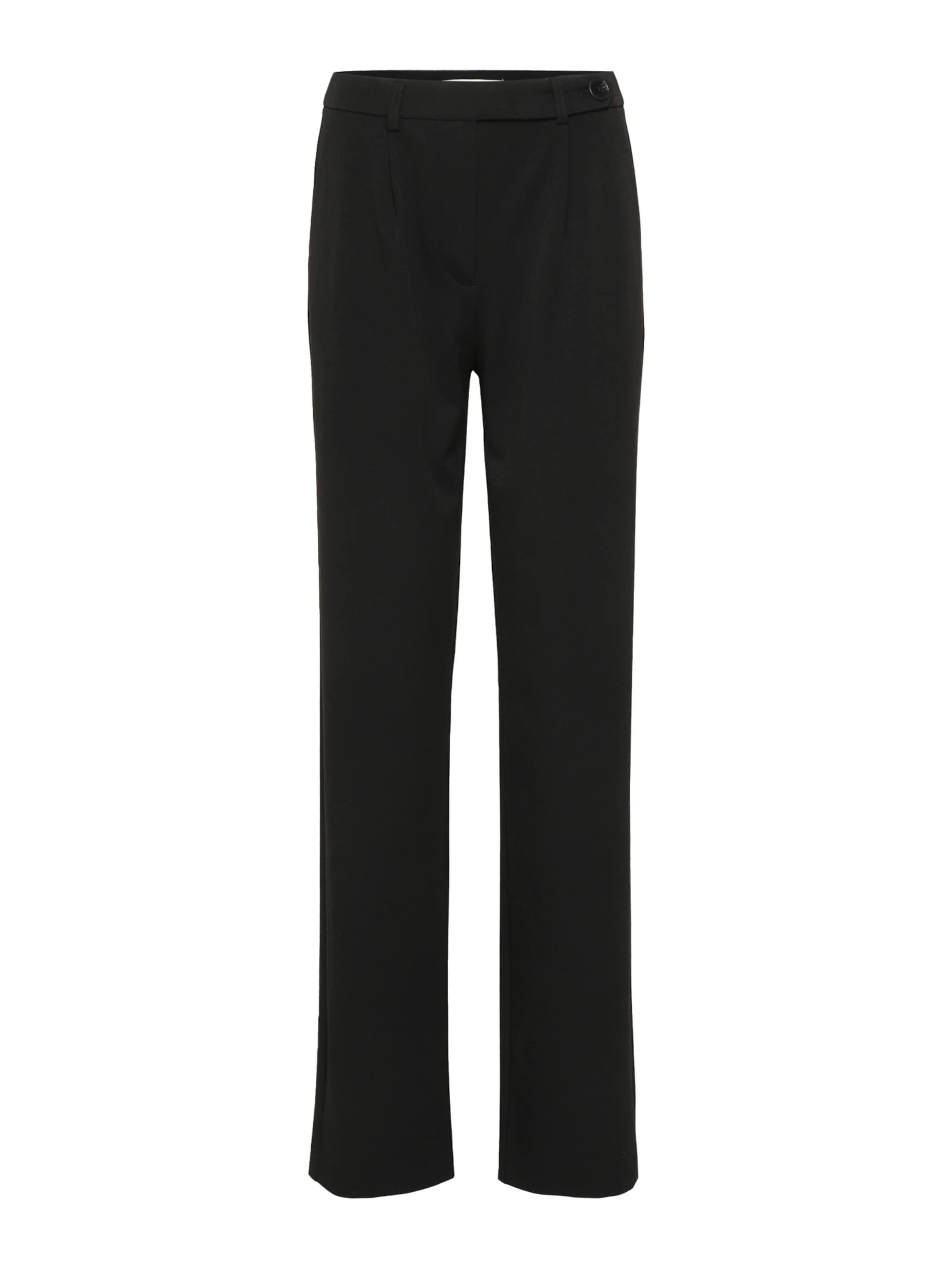 Only Tall Regularen Hlače z naborki 'ONLSULAJMA' | črna barva: sprednja stran