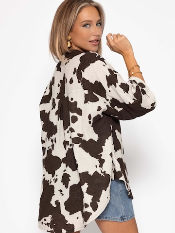 SASSYCLASSY Bluse in Braun