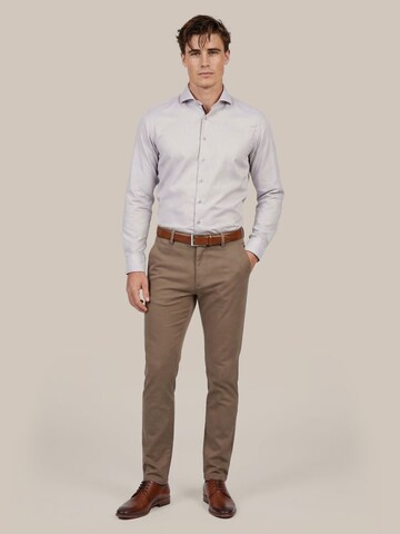 Suitable Slim Fit Hemd‌ in Beige