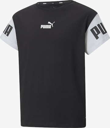 PUMA Shirt 'Power' in Black: front