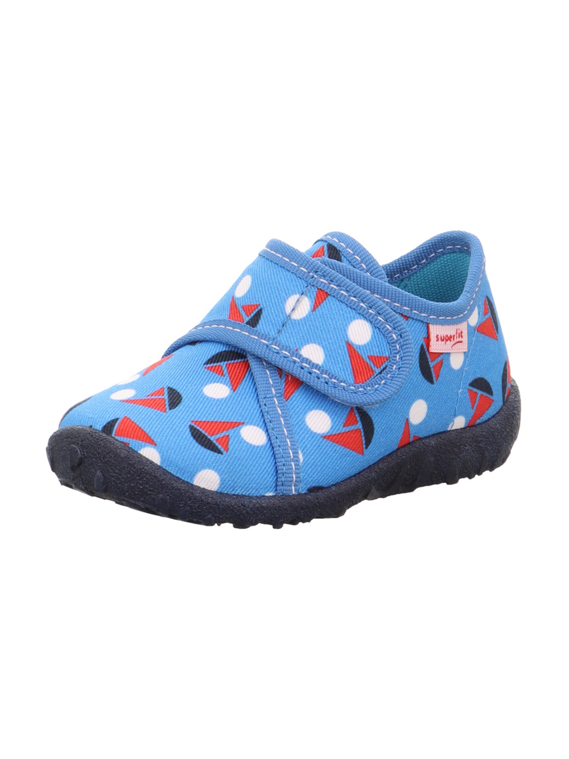 SUPERFIT Hausschuh 'SPOTTY' in Blau: Vorderseite
