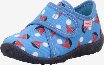 SUPERFIT Hausschuh 'SPOTTY' in Blau: Vorderseite