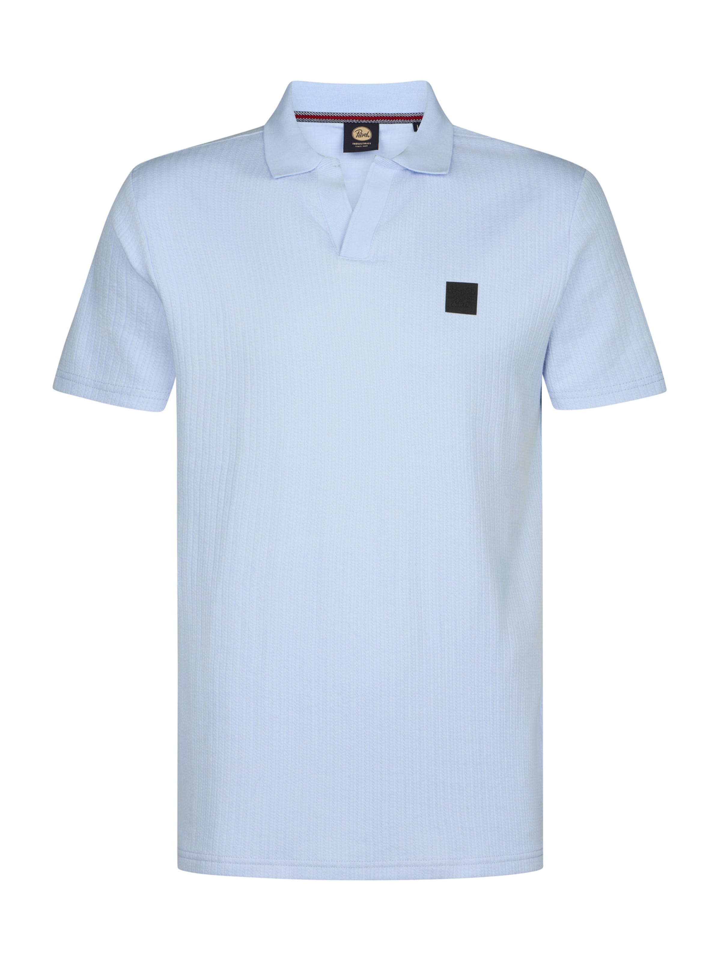 Petrol Industries - Camiseta en azul: frente
