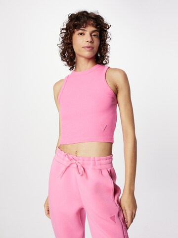 Haut de sport 'EDIE' GUESS en rose : devant