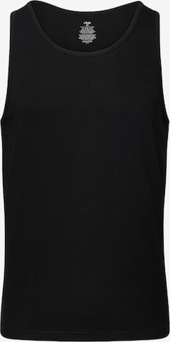 cfab (formerly creamy fabrics) Onderhemd 'Cotton Herren Unterhemd' in Zwart: voorkant