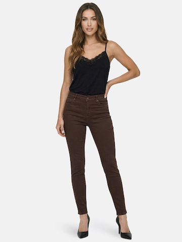 Skinny Jean 'F138' Tazzio en marron