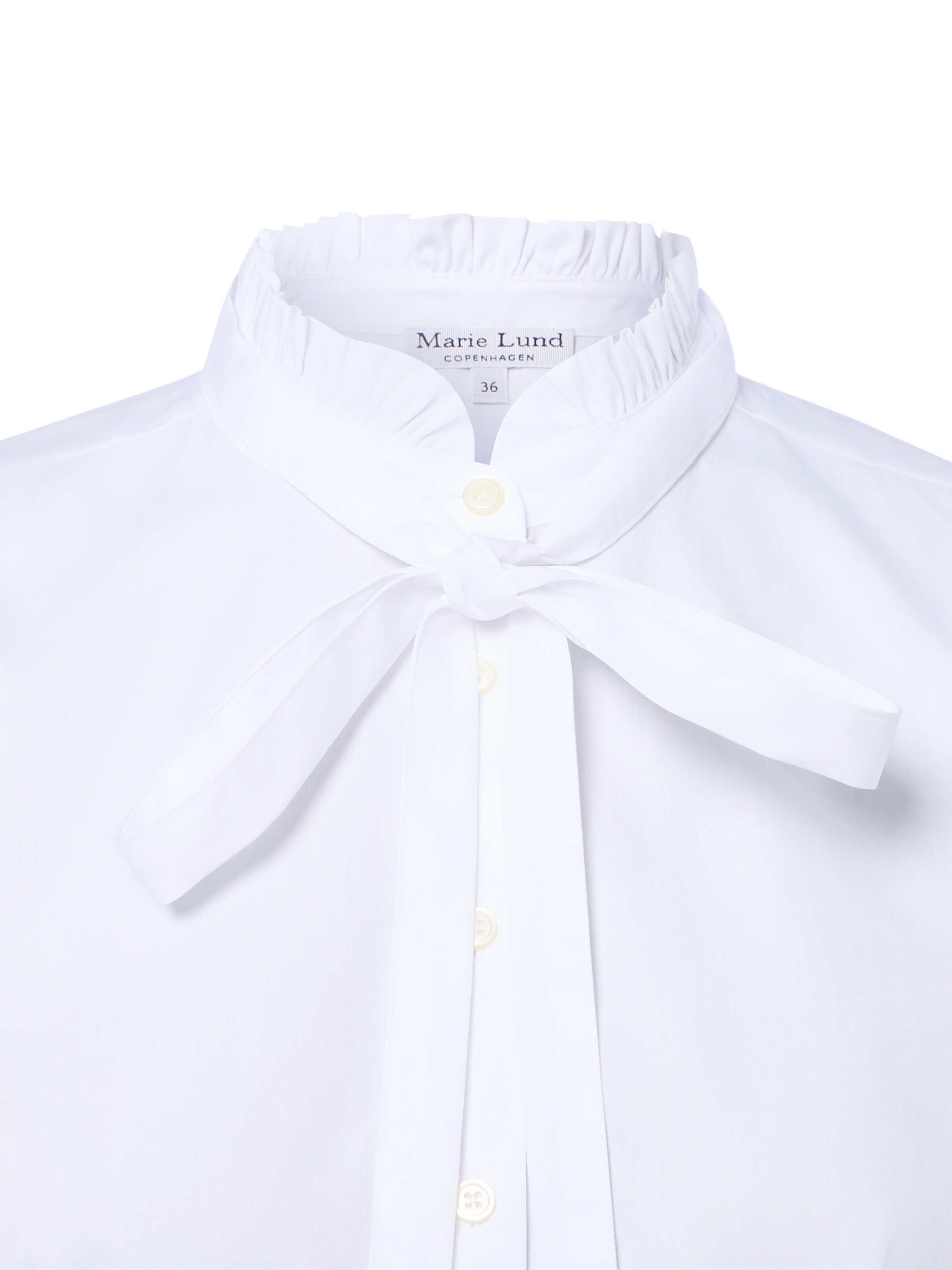 Chemisier Marie Lund en blanc