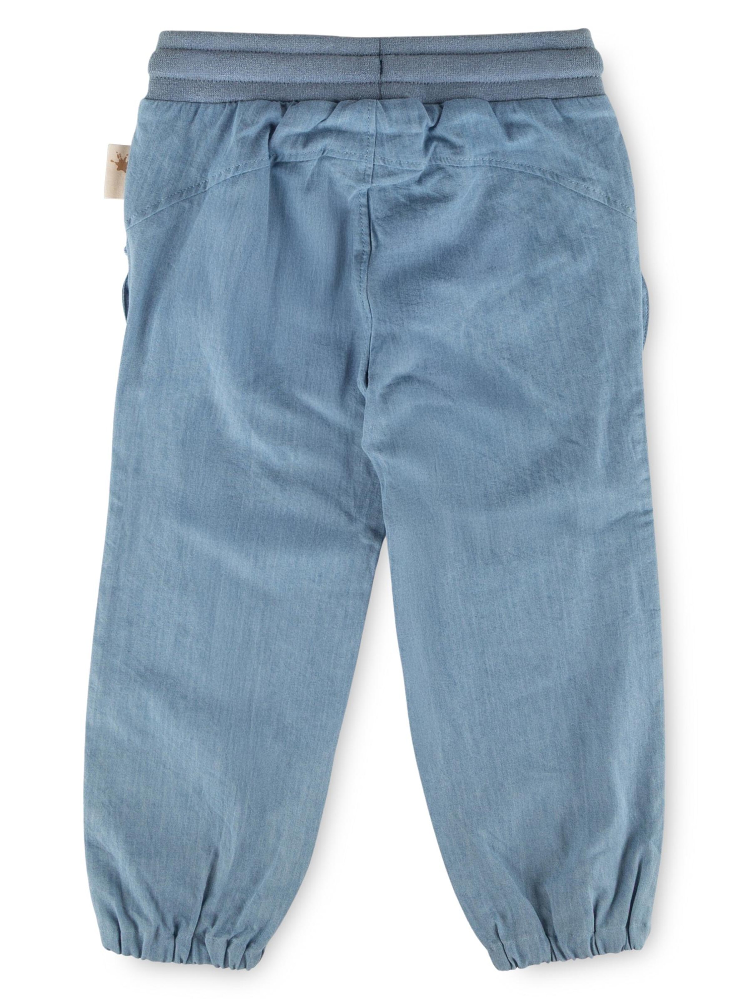 SIGIKID Regular Pants 'Chambray-Hose Savanne' in Blue