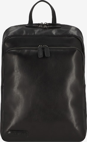 Plevier Backpack 'Opal' in Black: front