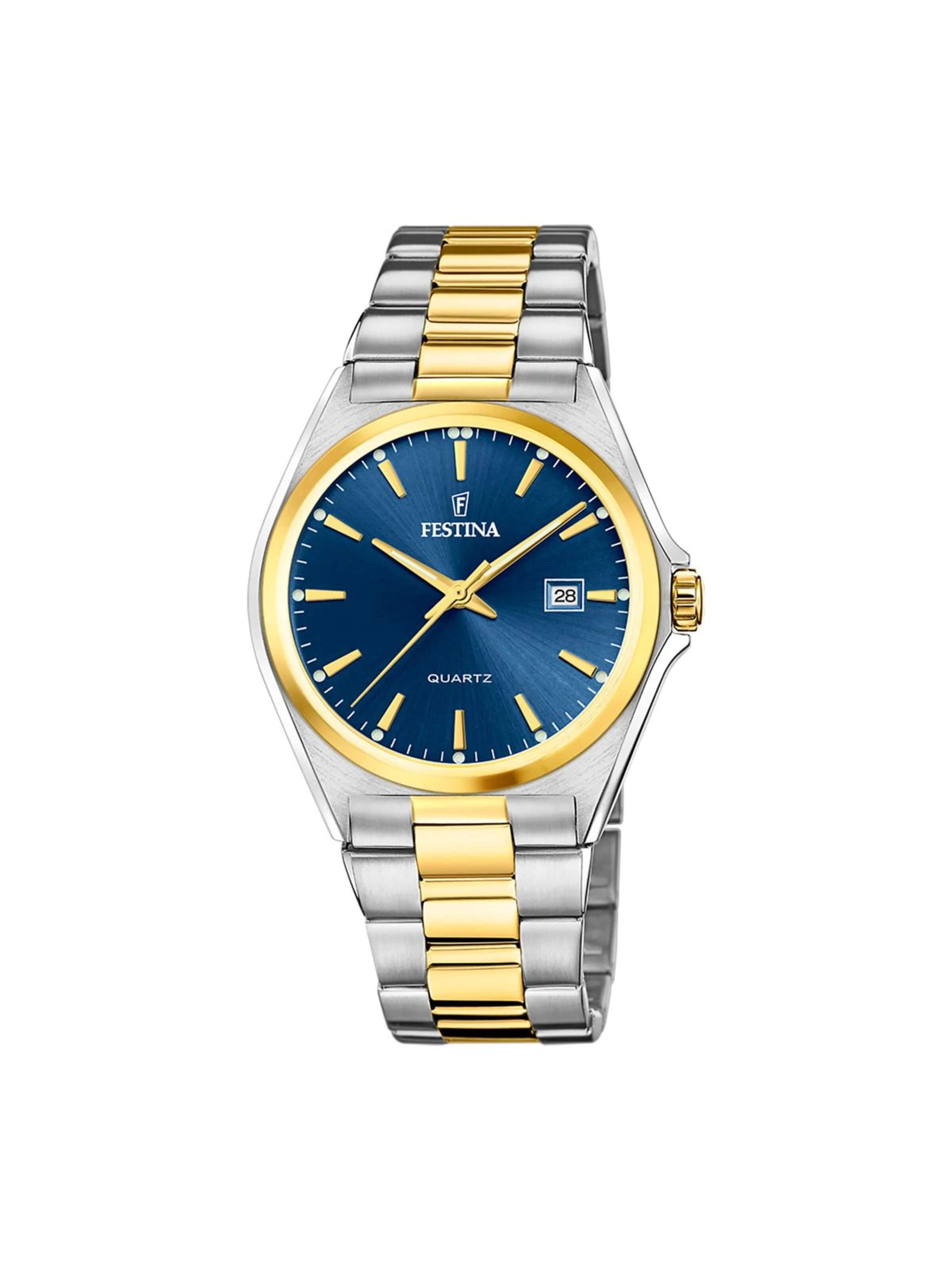Montre à affichage analogique FESTINA en bleu : devant