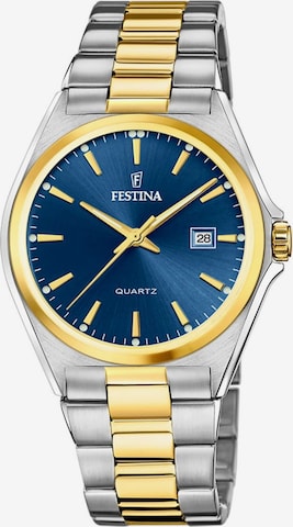 Montre à affichage analogique FESTINA en bleu : devant