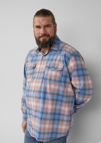 Coupe regular Chemise s.Oliver en bleu : devant