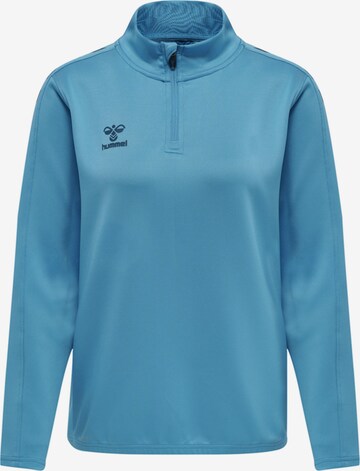 Hummel Athletic Sweatshirt in Blue: front