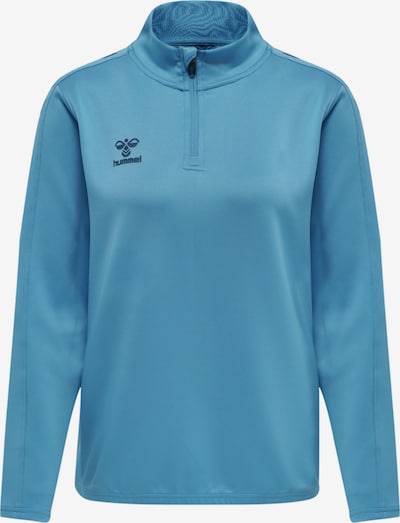Hummel Sportsweatshirt in XXL in hellblau / schwarz, Produktansicht