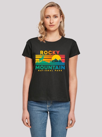 T-shirt F4NT4STIC en noir : devant