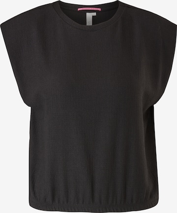 QS by s.Oliver Top in Black: front