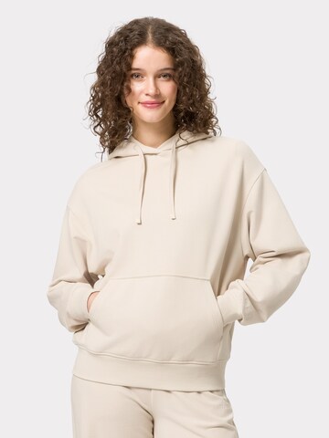 Sweat-shirt 'Bonniee Hoodie' Les Lunes en beige : devant