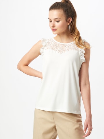 VERO MODA Bluse i hvid: forside