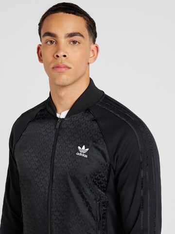 ADIDAS ORIGINALS Sweatjacke in Schwarz