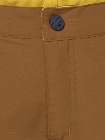 VAUDE Tapered Outdoor Pants 'Caprea III' in Brown