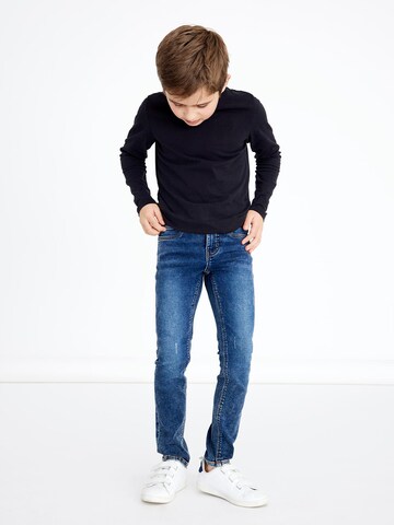 NAME IT Slimfit Jeans 'Theo' in Blauw