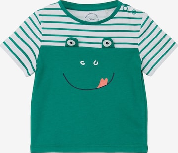 T-Shirt s.Oliver en vert : devant