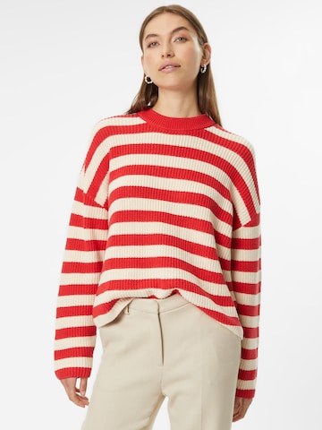 Pull-over Monki en rouge : devant