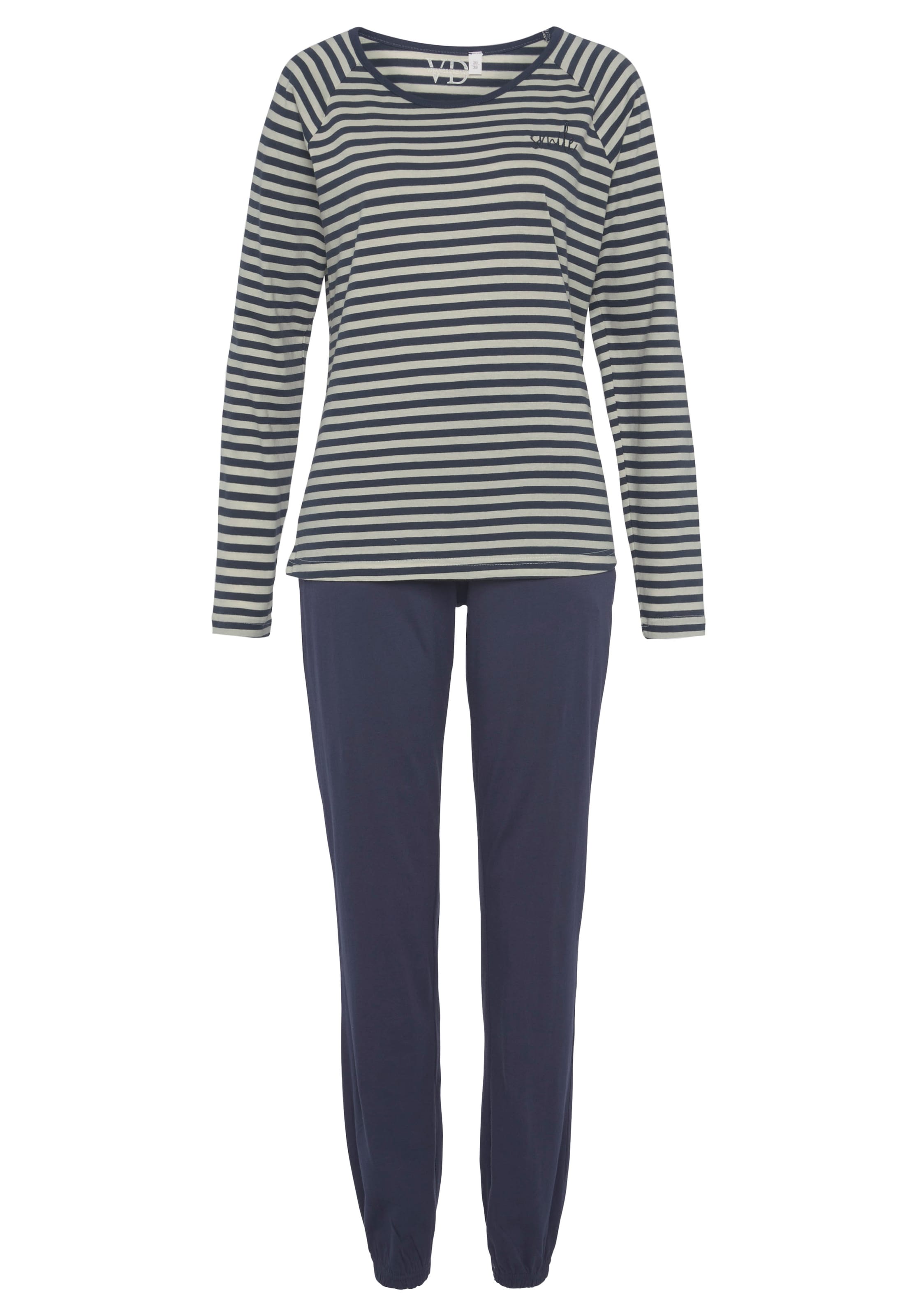 VIVANCE Pajama in Blue: front