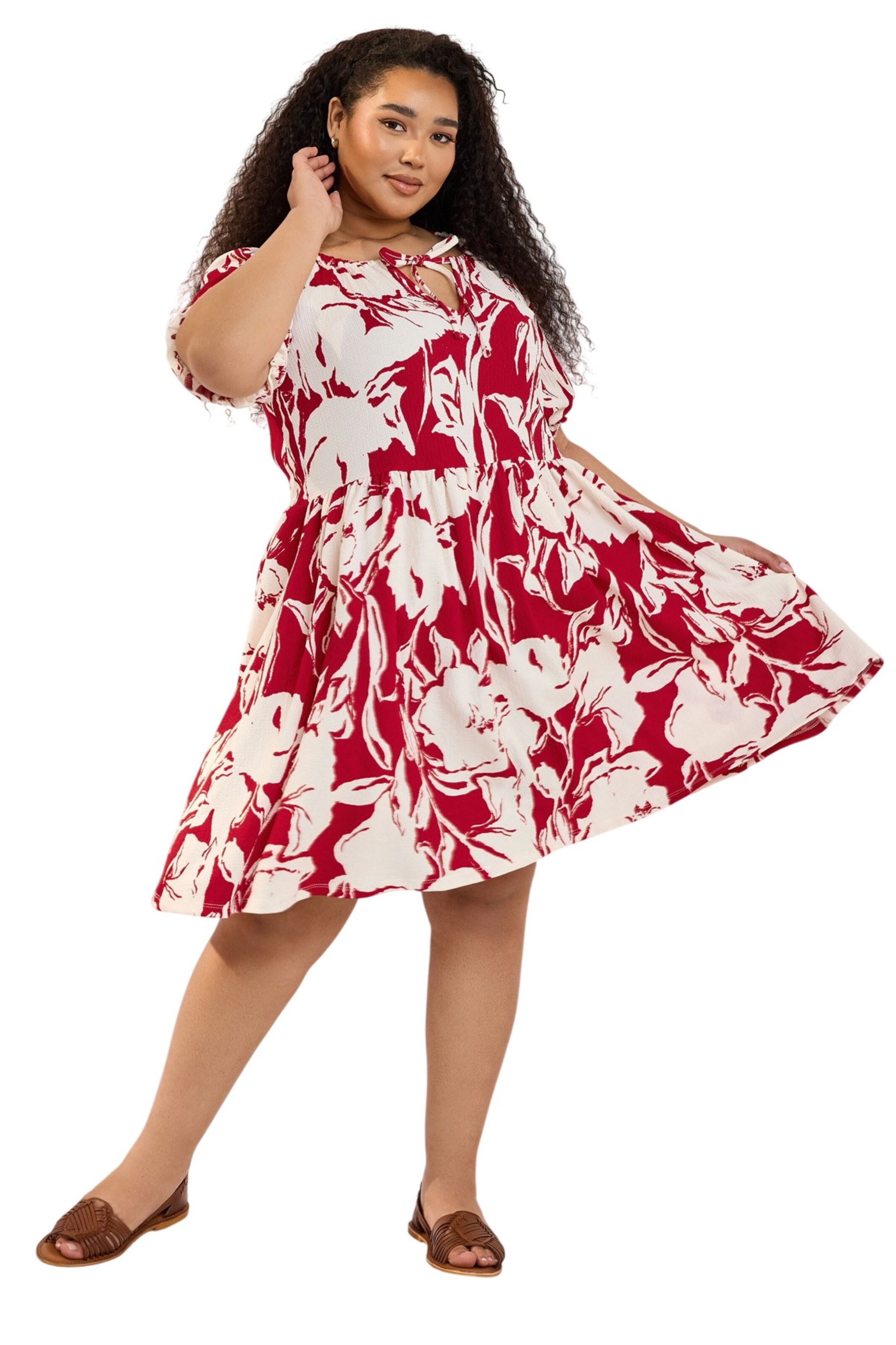 Stil Diva Jurk in Rood