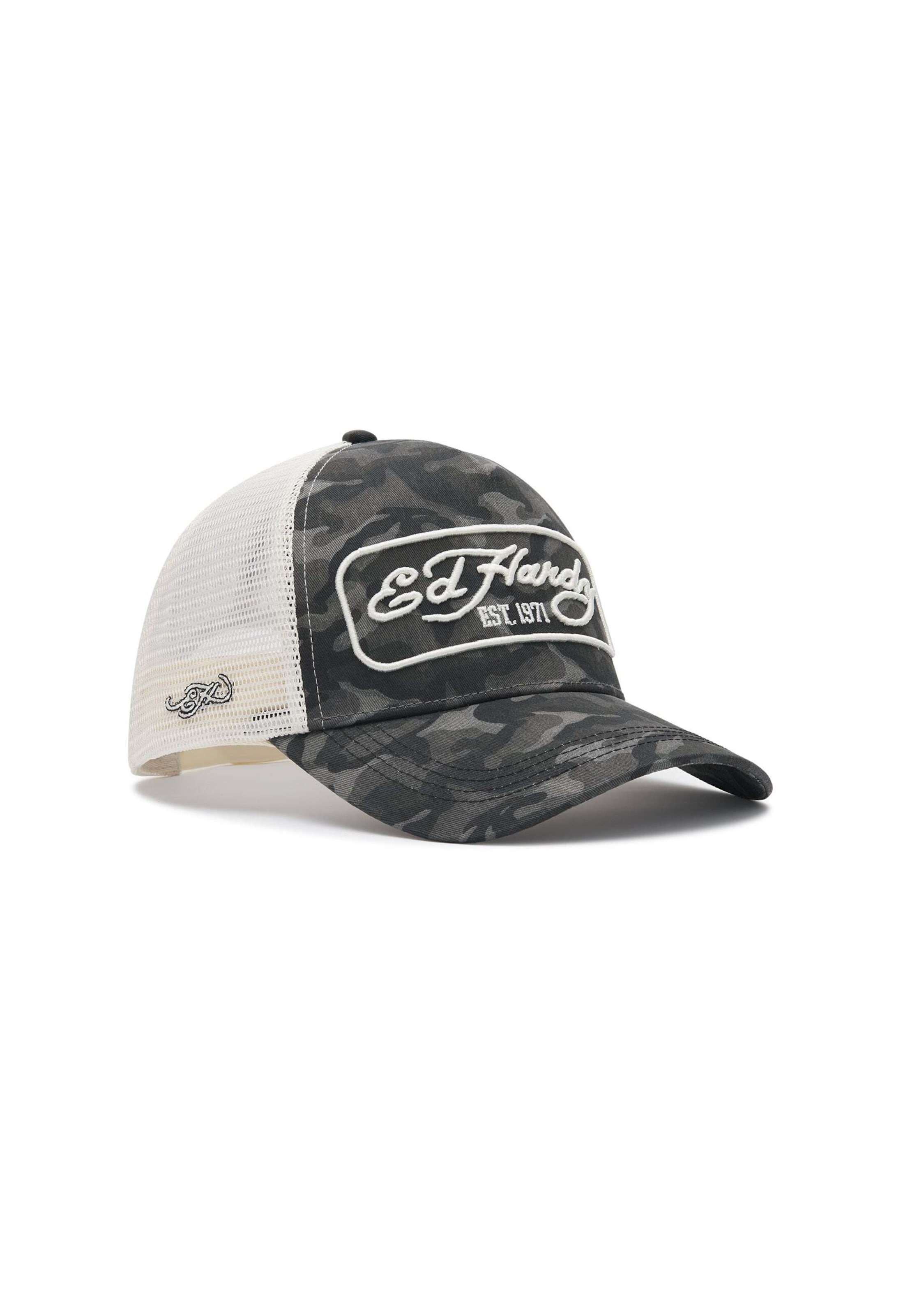 Ed Hardy Cap '1971' in Black