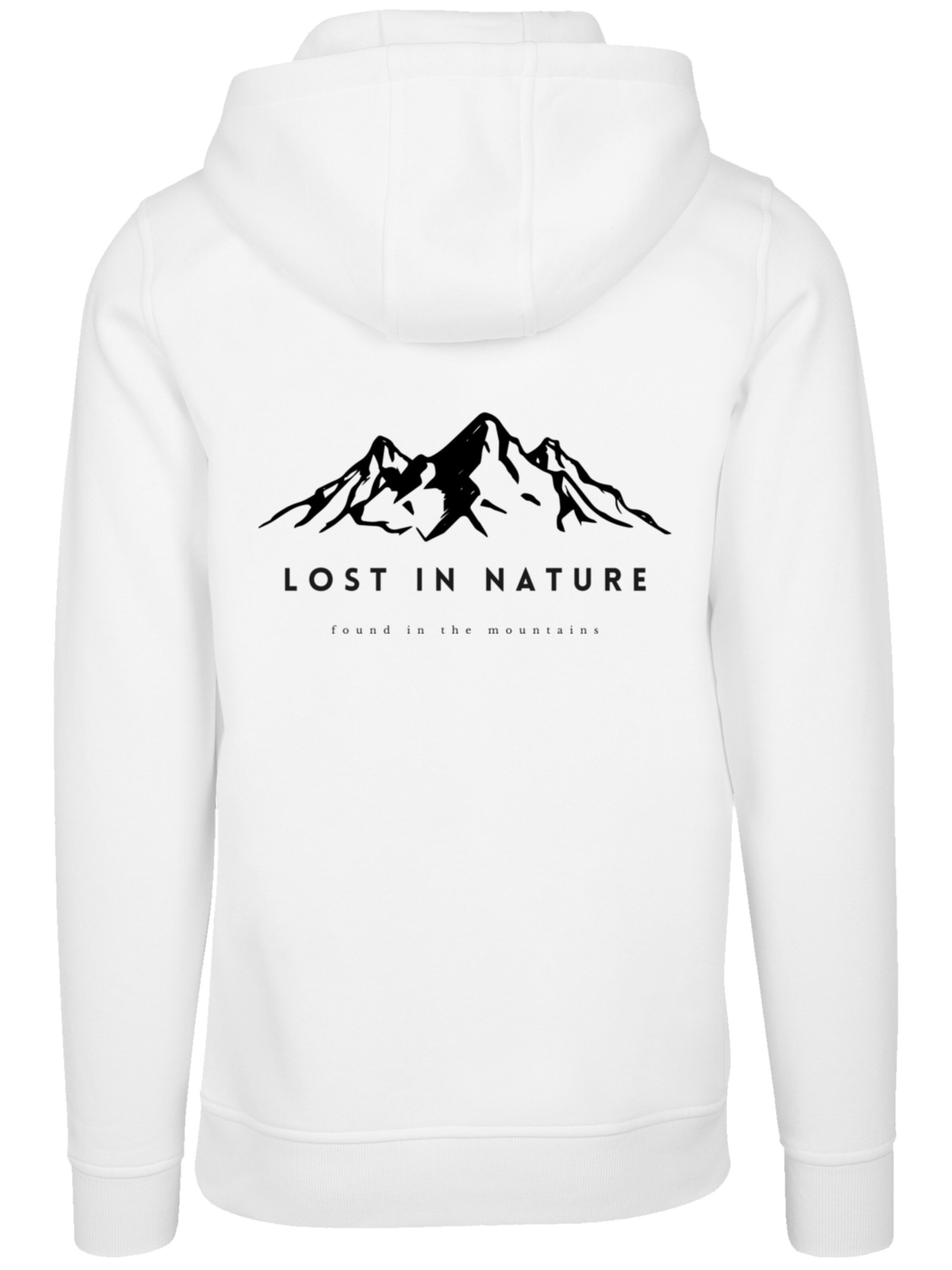 Sweat-shirt 'MOUNTAIN' F4NT4STIC en blanc