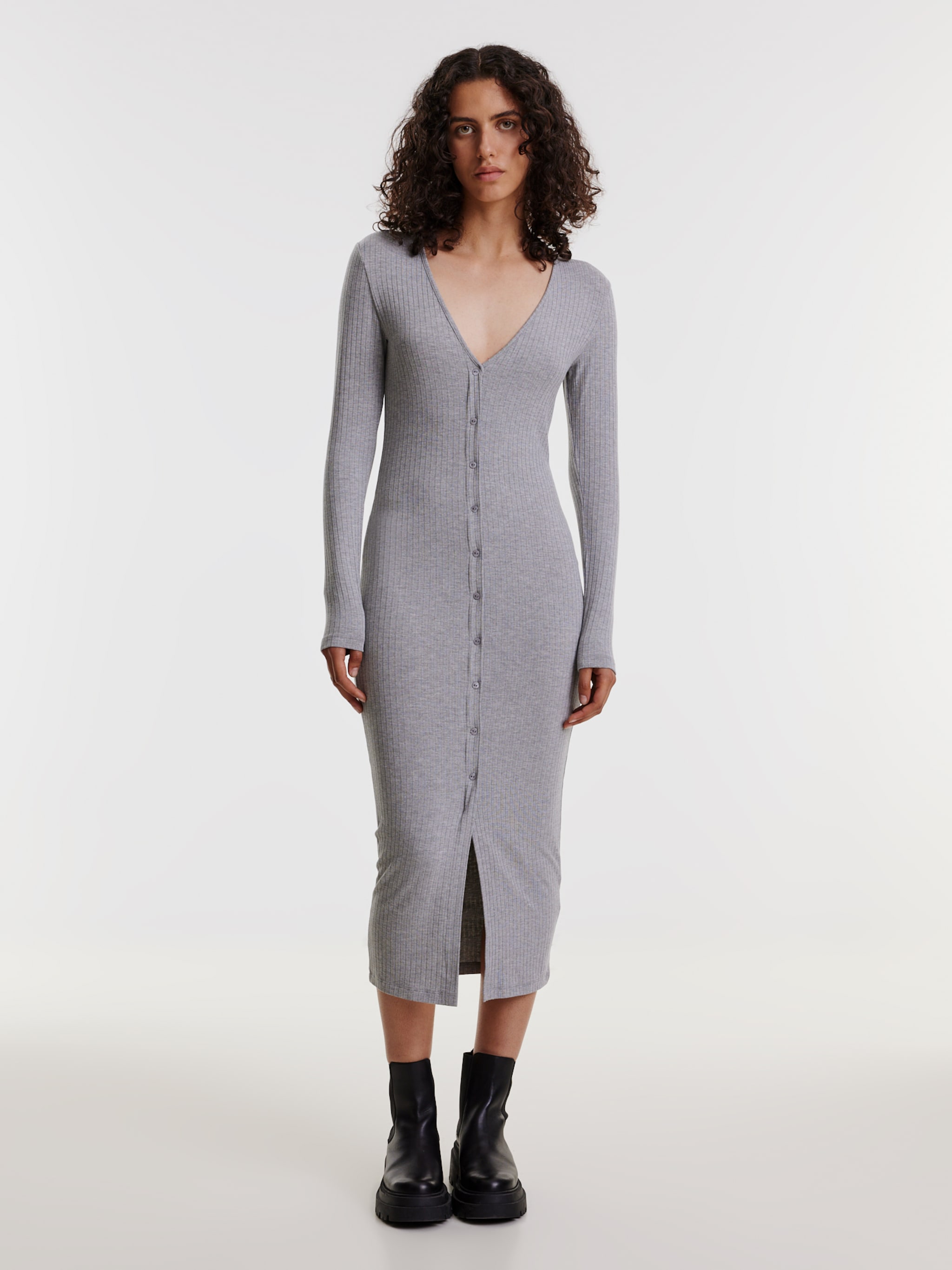 EDITED Produkte Kleid 'Lacie' graumeliert
