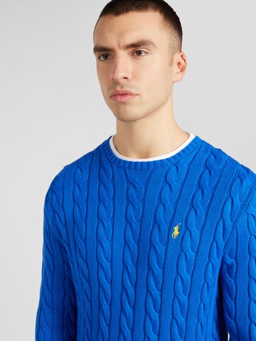 Polo Ralph Lauren Regular fit Пуловер 'DRIVER' в синьо