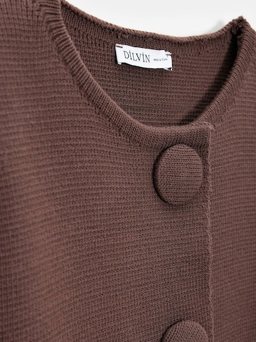 Cardigan 'Strickjacken' Dilvin en marron