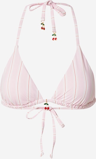 Hunkemöller Bikinitoppi 'Corfu' koossa 70 värissä roosa / punainen / valkoinen, Tuotenäkymä