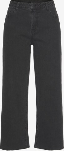 Wide Leg Jean BUFFALO en noir : devant