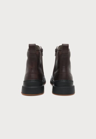 CAMPER Schnürstiefelette 'Brutus+' in Braun