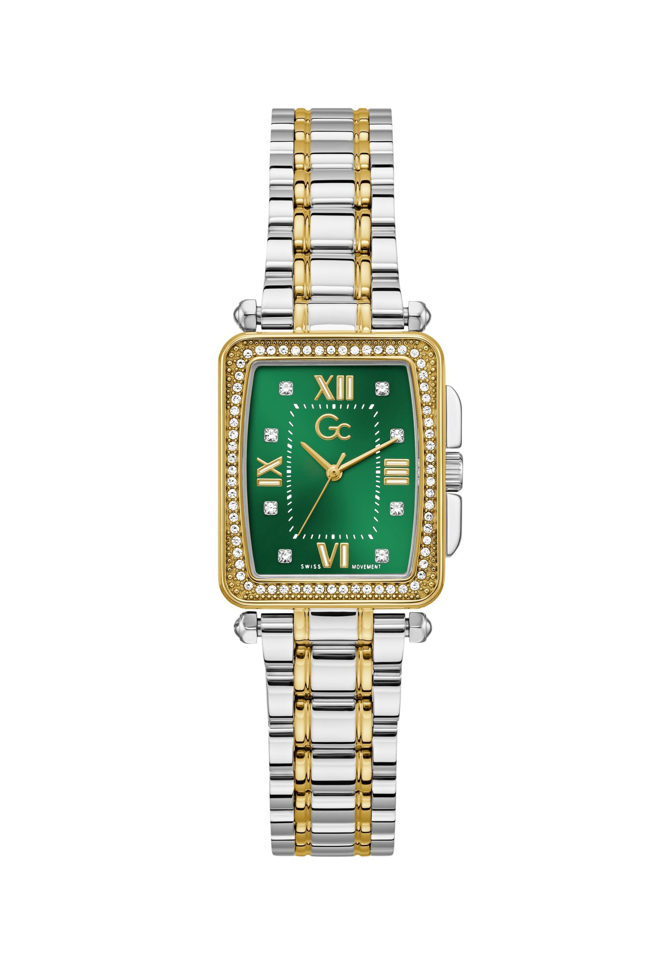 Orologio analogico 'Plaza' di Gc in argento: frontale