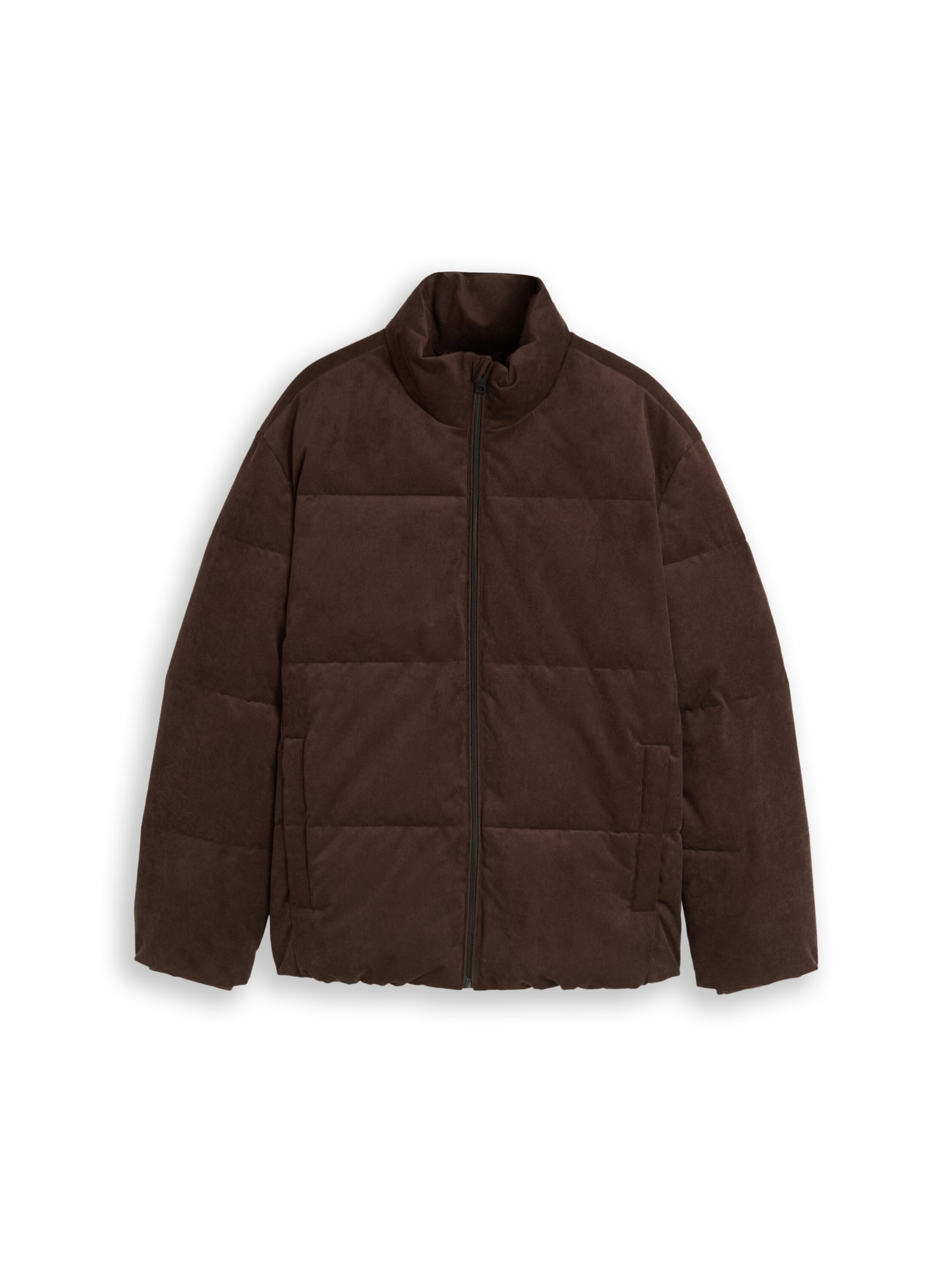 TOM TAILOR DENIM Winterjacke in Braun: Vorderseite