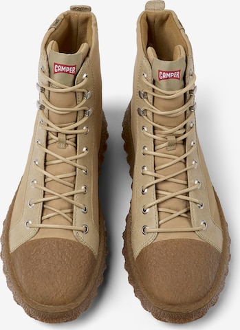 Bottines à lacets 'Ground' CAMPER en beige