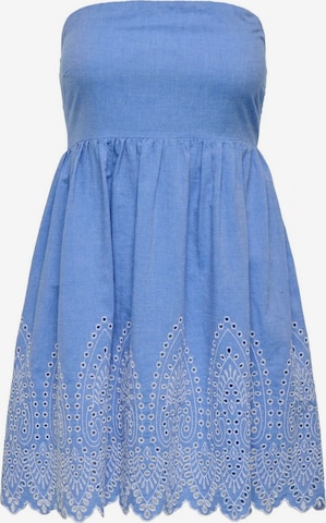 Robe de soirée ONLY en bleu : devant