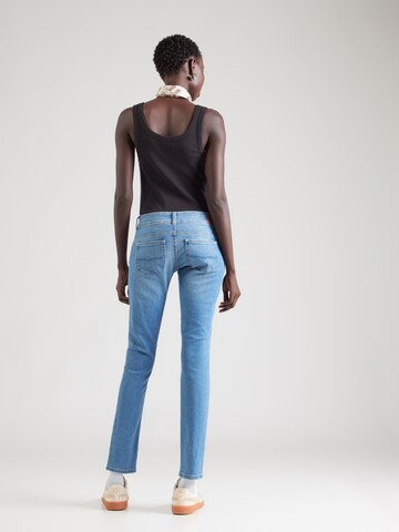 Pepe Jeans Слим фит Дънки 'NEW BROOKE' в синьо: отзад