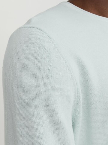 JACK & JONES Regular Fit Pullover 'Leo' in Blau